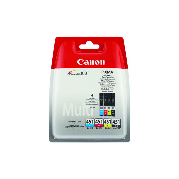 Canon CLI-451 Original Multipack C,M,Y Ink Cartridge