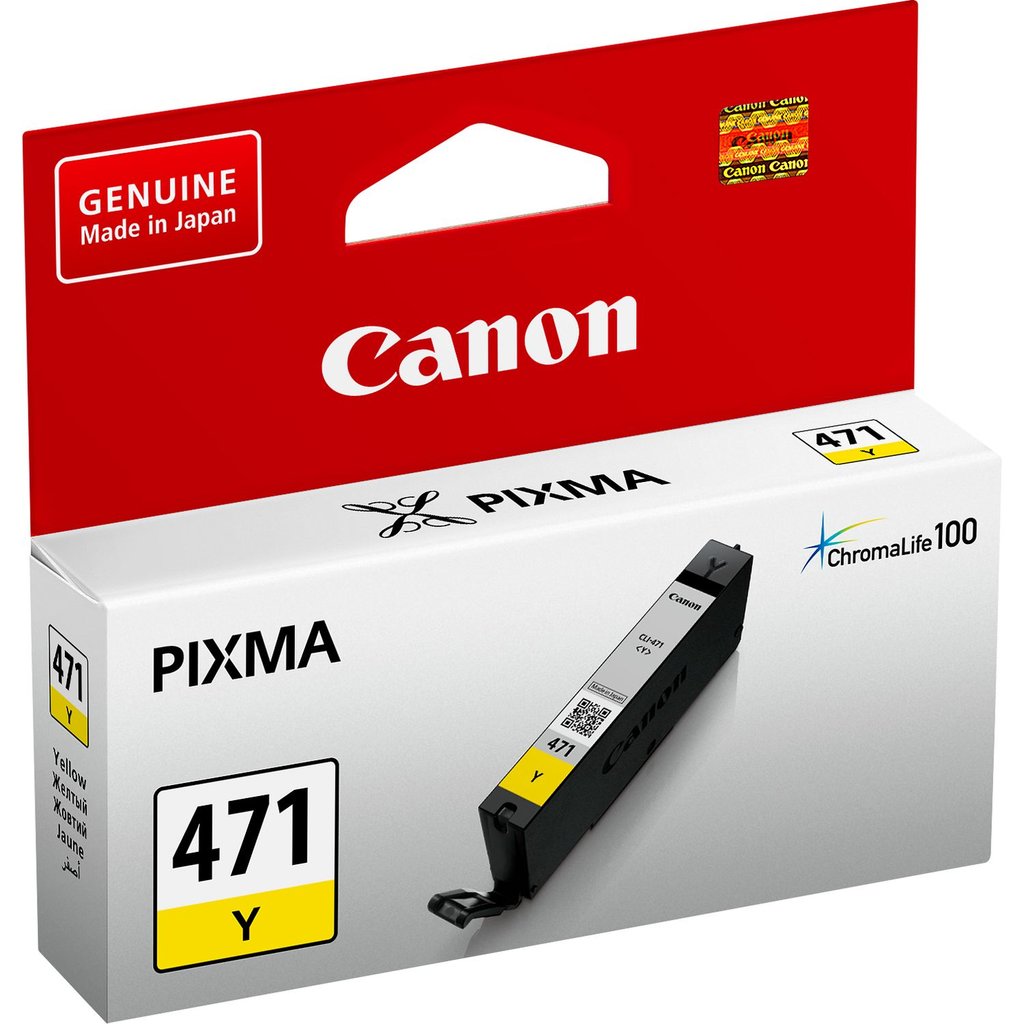 Canon CLI-471 Original YELLOW Ink CARTRIDGE