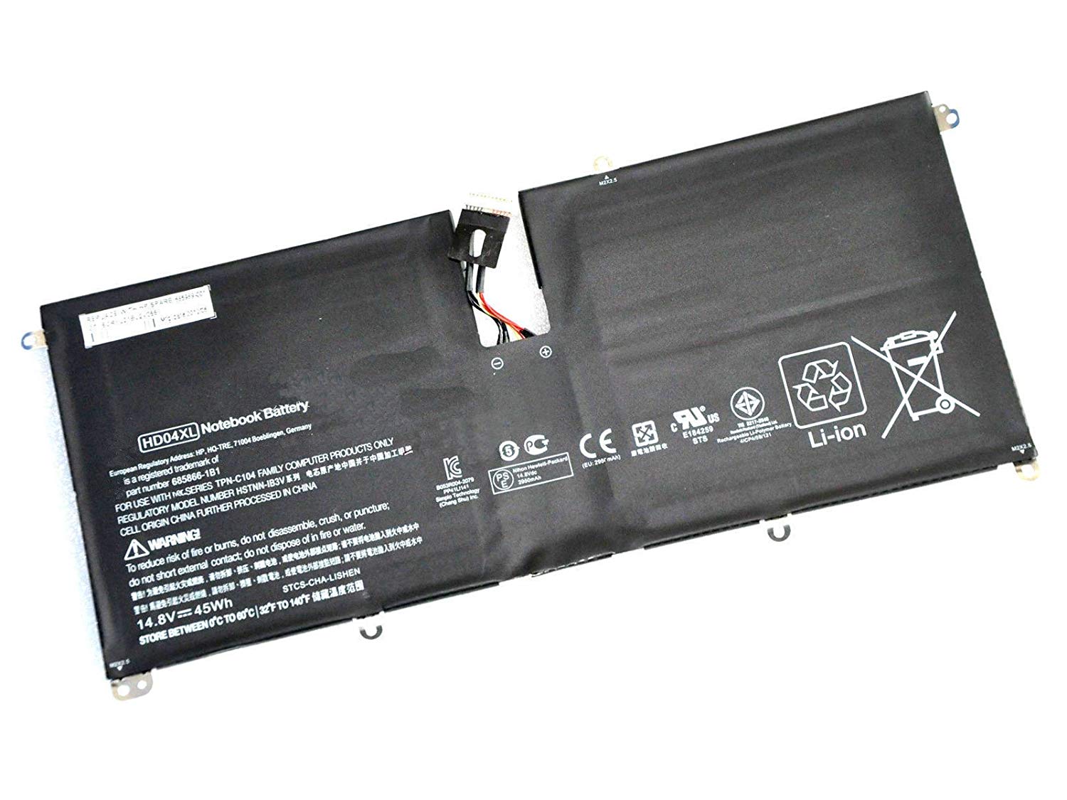 Battery for HP Envy Spectre XT13-212TU, XT13-202TU, (HD04XL)