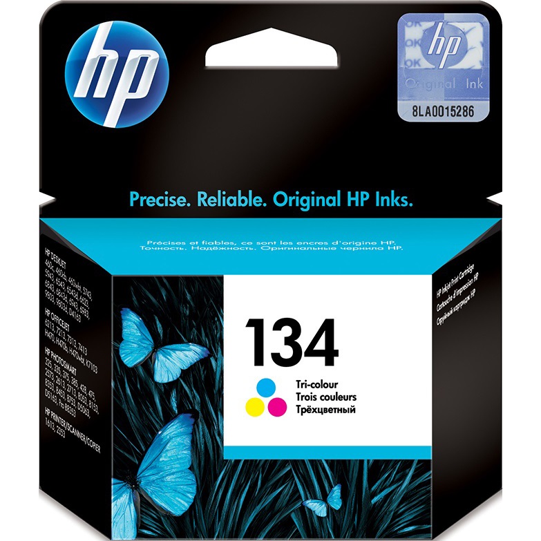 HP 134 Original Tri-color Ink Cartridge