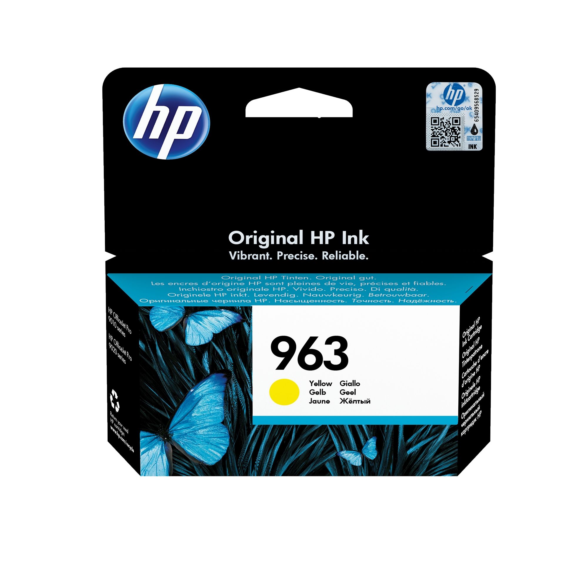 HP 963 Original Yellow Ink Cartridge