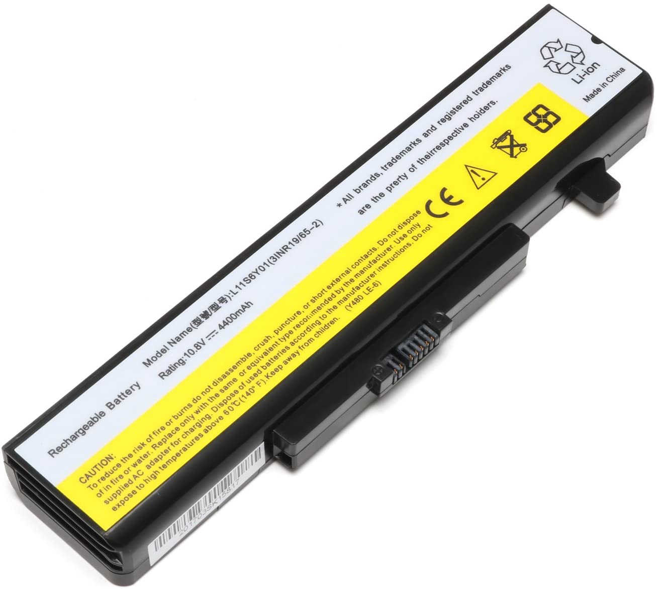 Battery for Lenovo G480,G590,V480,Y580P,B580 ( L11S6Y01,L11M6Y01 )