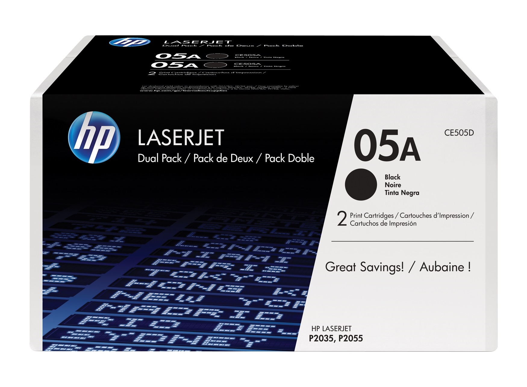 HP 05A 2 Original Black Toner Cartridge