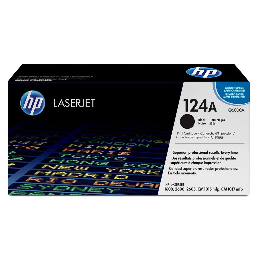 HP 124A Original Black Toner Cartridge