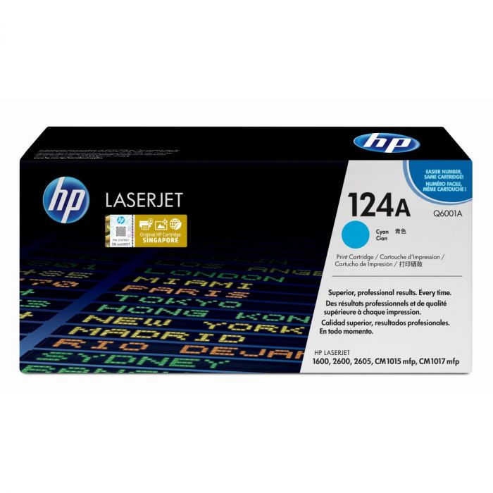 HP 124A Original Cyan Toner Cartridge