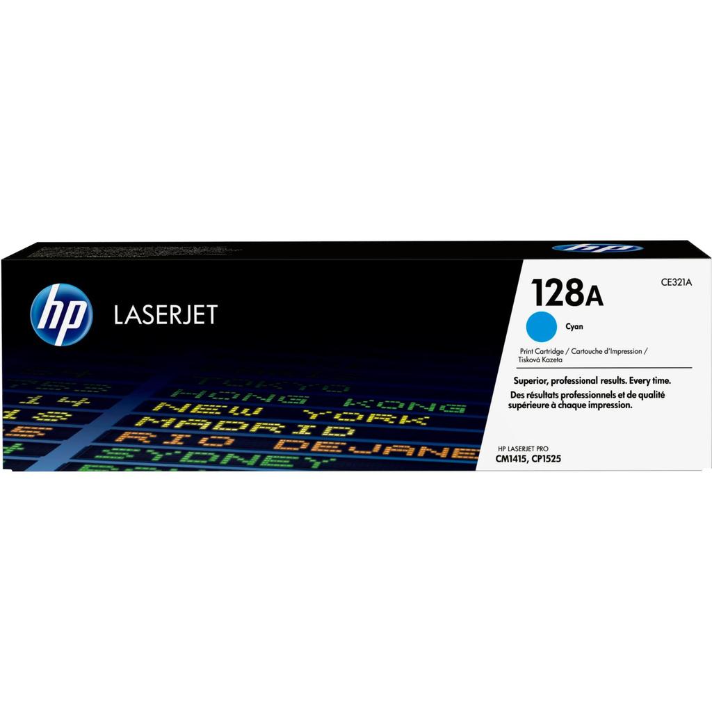 HP 128A Original Cyan Toner Cartridge