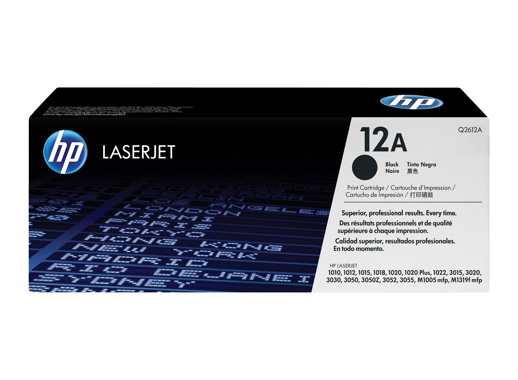 HP 12A Original Black High Capacity Toner Cartridge