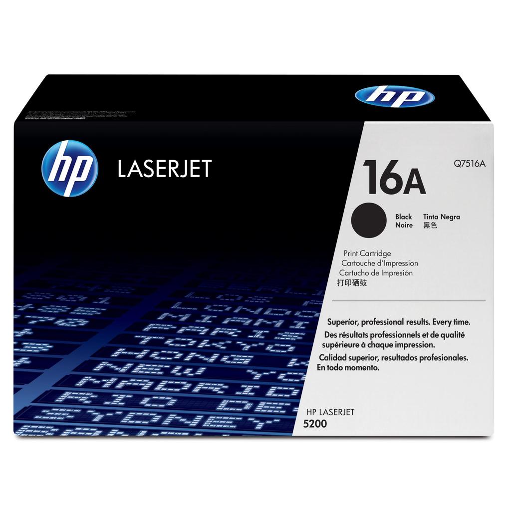 HP 16A Black LaserJet Toner Cartridge