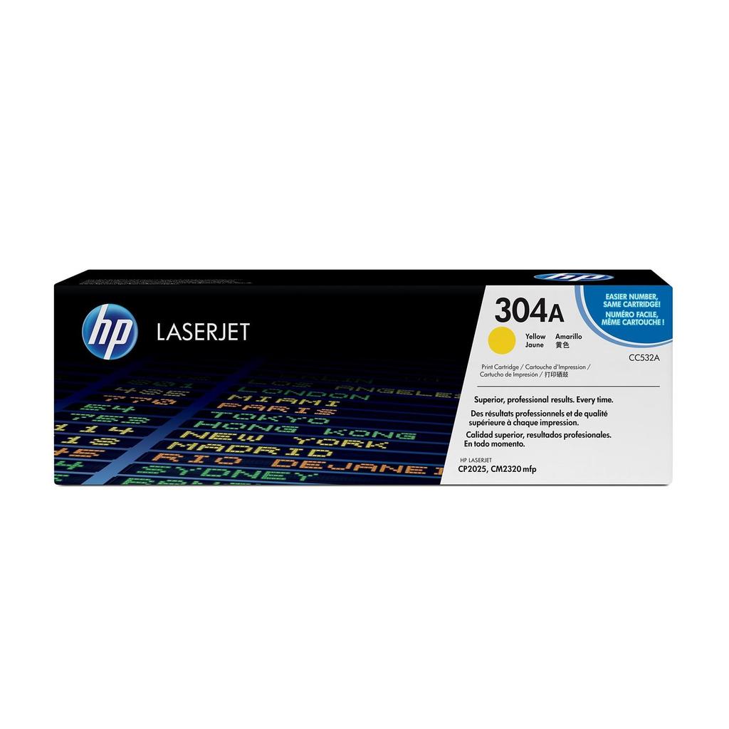 HP 304A Original Yellow Toner Cartridge