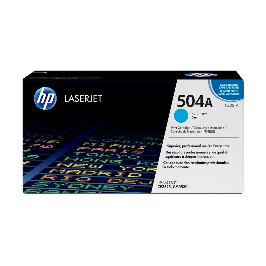 HP 504A Original Cyan Toner Cartridge