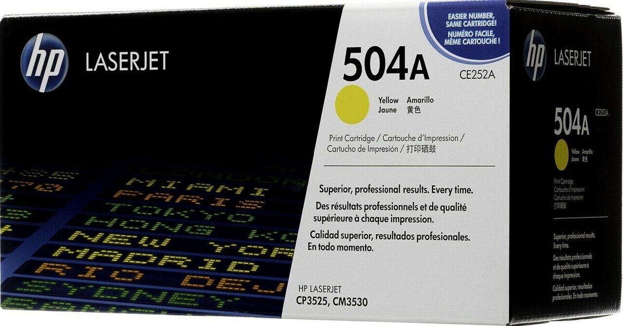 HP 504A Original Yellow Toner Cartridge