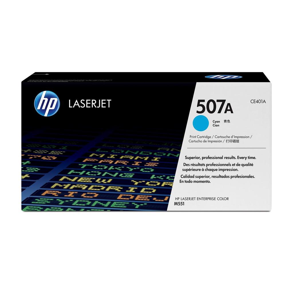 HP 507A Original Cyan Toner Cartridge