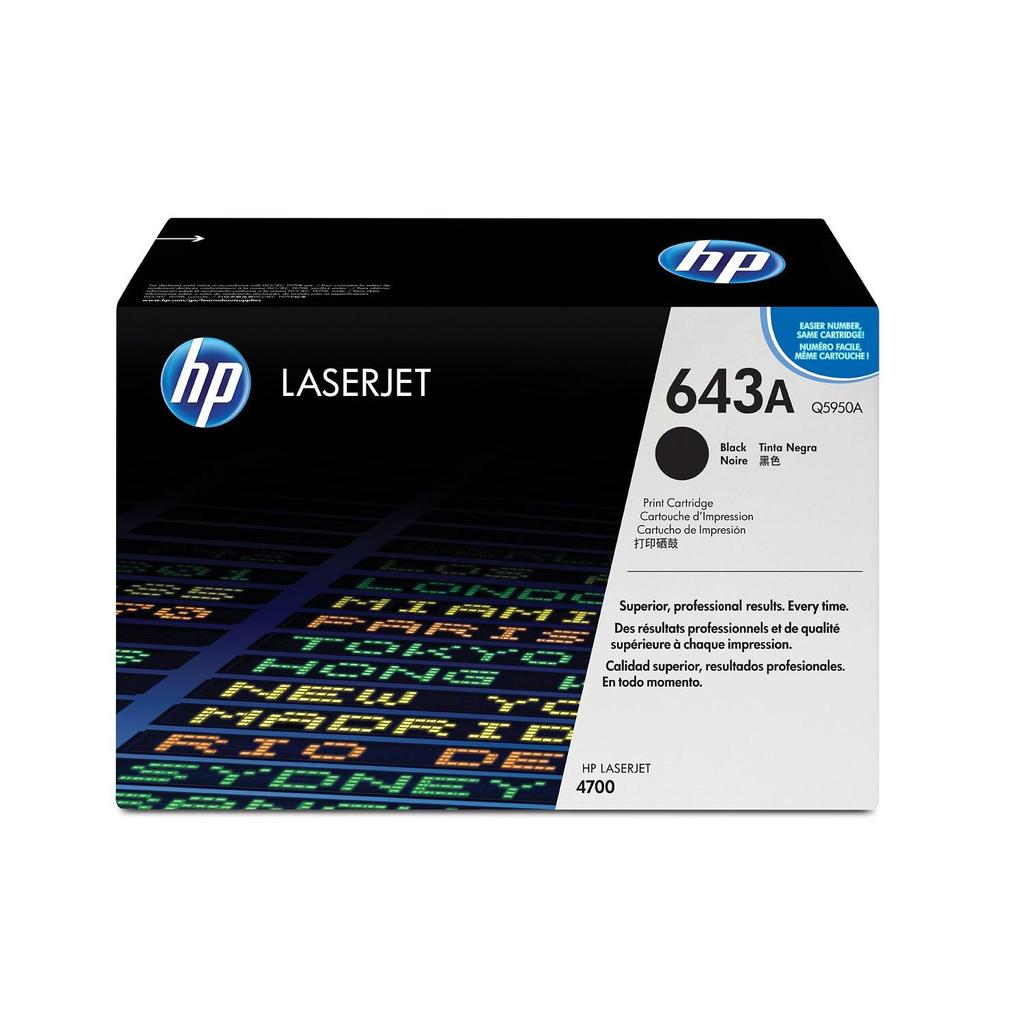 HP 643A Original Black Toner Cartridge