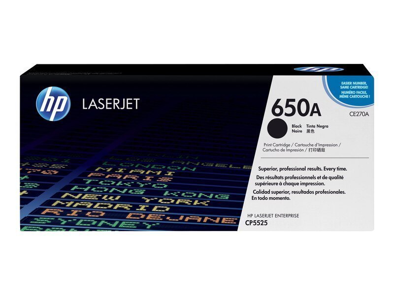HP 650A Original Black Toner Cartridge