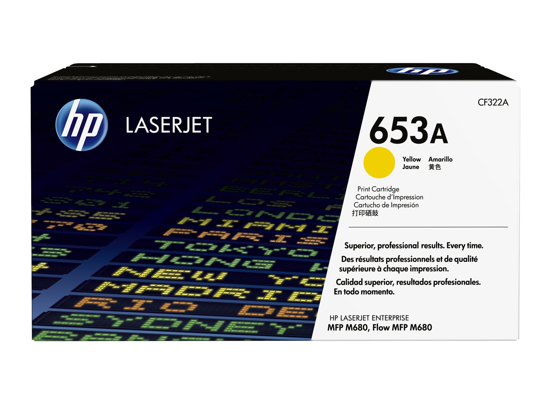 HP 653A Original Yellow Toner Cartridge