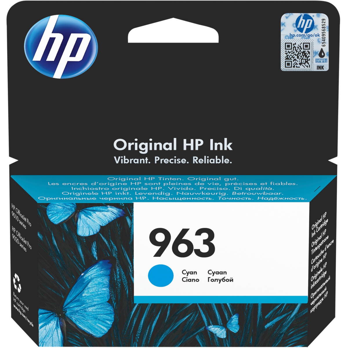 HP 963 Original Cyan Ink Cartridge