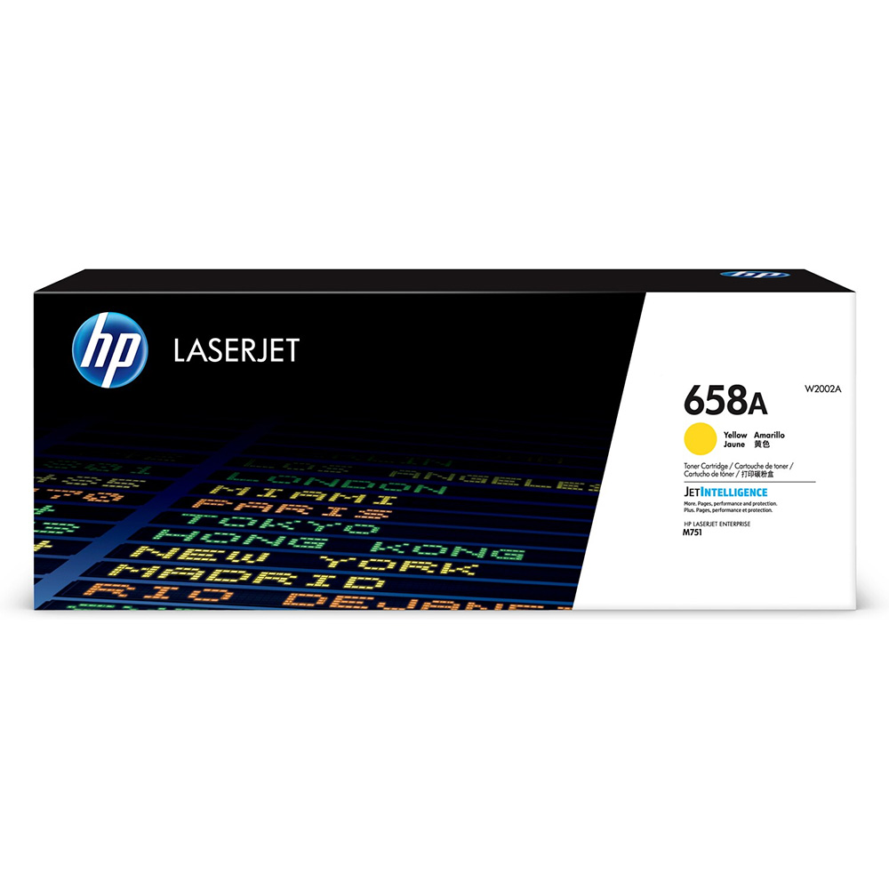 HP 658A Original Yellow Toner Cartridge
