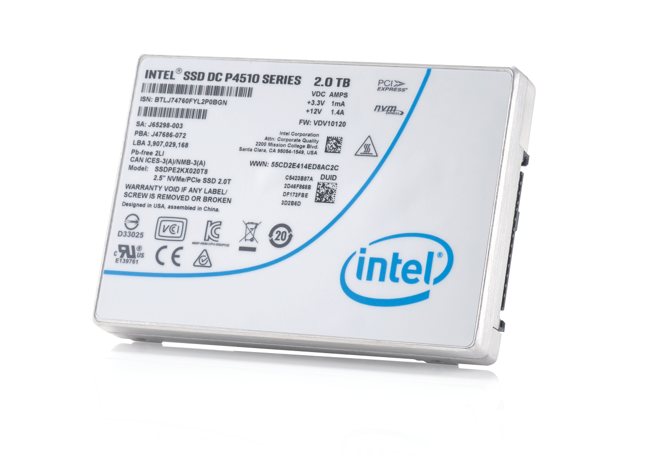 Intel® SSD DC P4501 Series (2.0TB, 2.5in PCIe 3.1 x4, NVMe 3D1, TLC) 7mm,