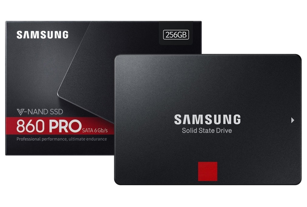 Samsung MZ-76P256BW 860 PRO 256 GB SSD, Read Speed up to 550 MB/s, Write Speed up to 520 MB/s