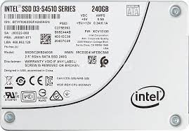 Intel® SSD DC S4510 Series, (240GB, 2.5in SATA 6Gb/s, 3D2, TLC, 64-Layer