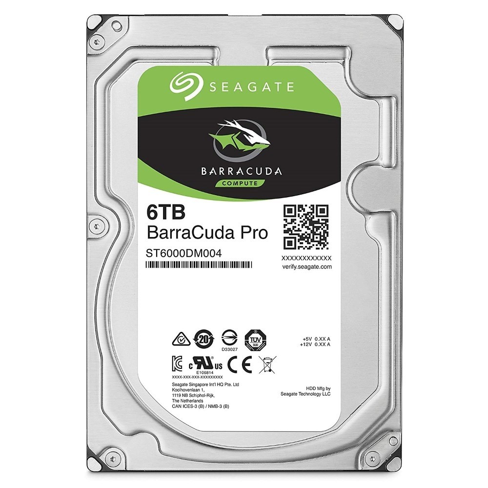 Seagate Barracuda Pro ST6000DM004 6TB 3.5″ HDD Desktop Internal drives