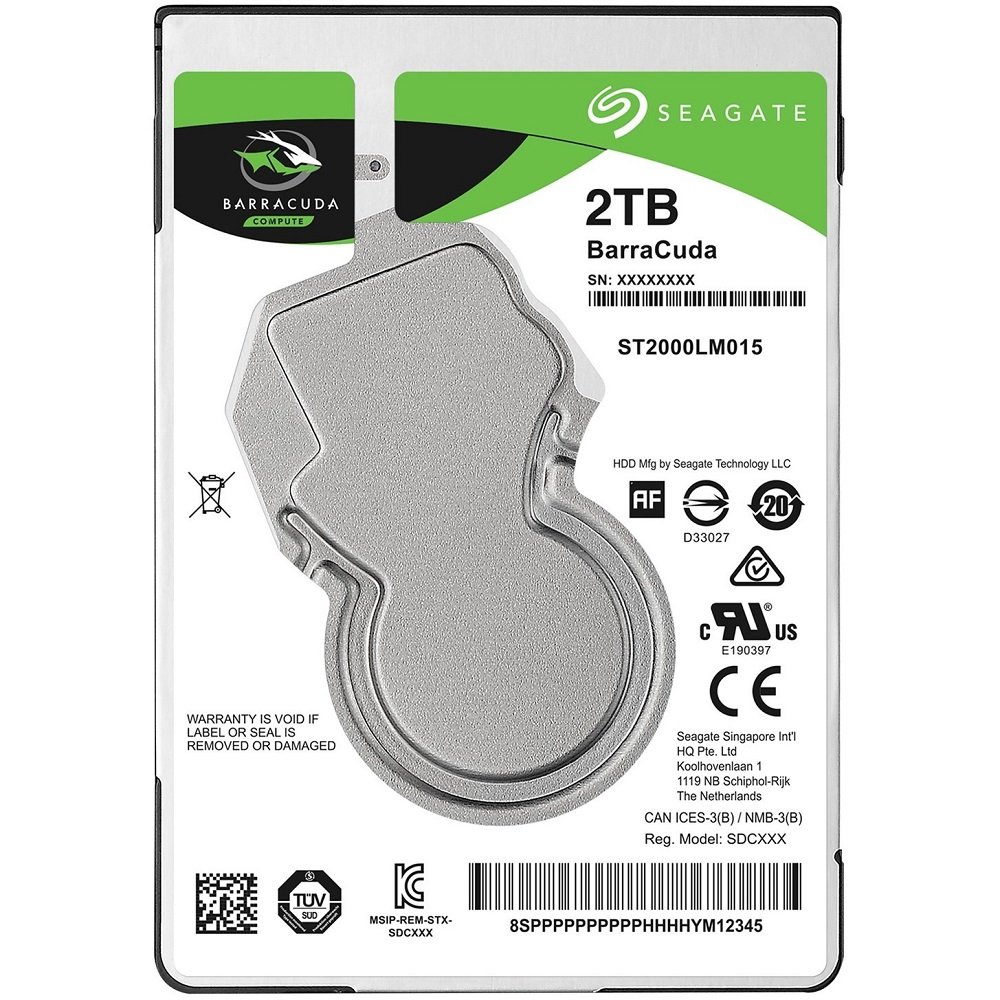 Seagate Barracuda ST2000LM015 2TB 2.5″ Notebook Drive