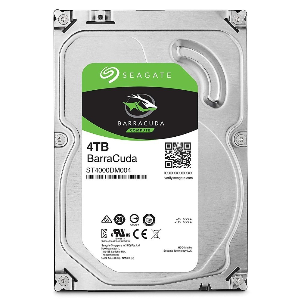 Seagate Barracuda ST4000DM004 4TB 3.5″ HDD Desktop Internal drives