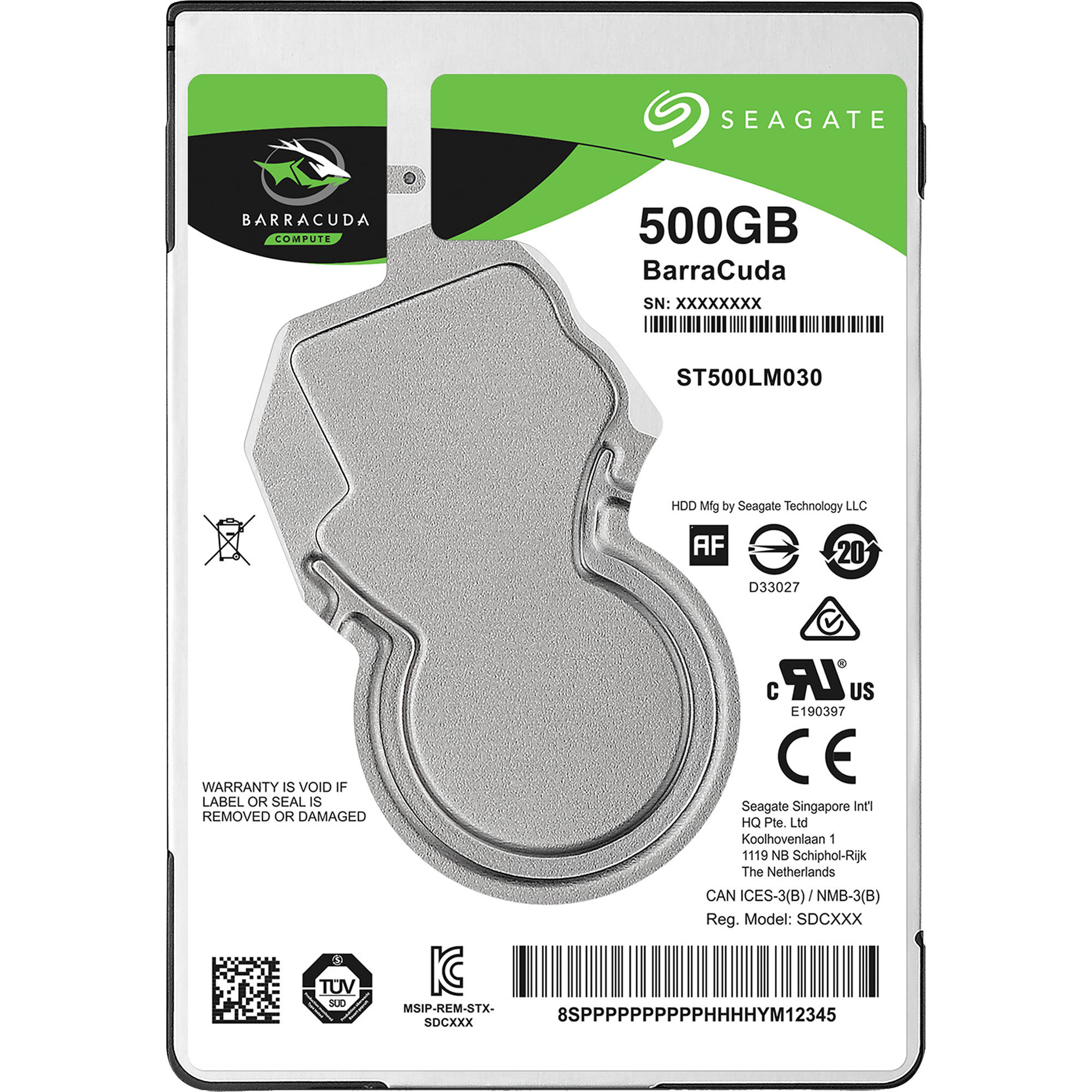 Seagate Barracuda ST500LM030 500GB 2.5″ Notebook Drive