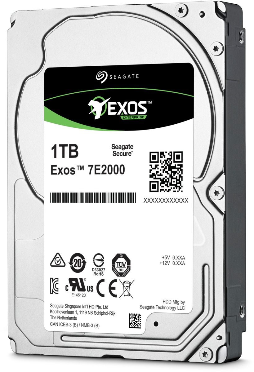 Seagate Exos 7E2000 ST1000NX0423 1TB 512N SATA 2.5″ Drive