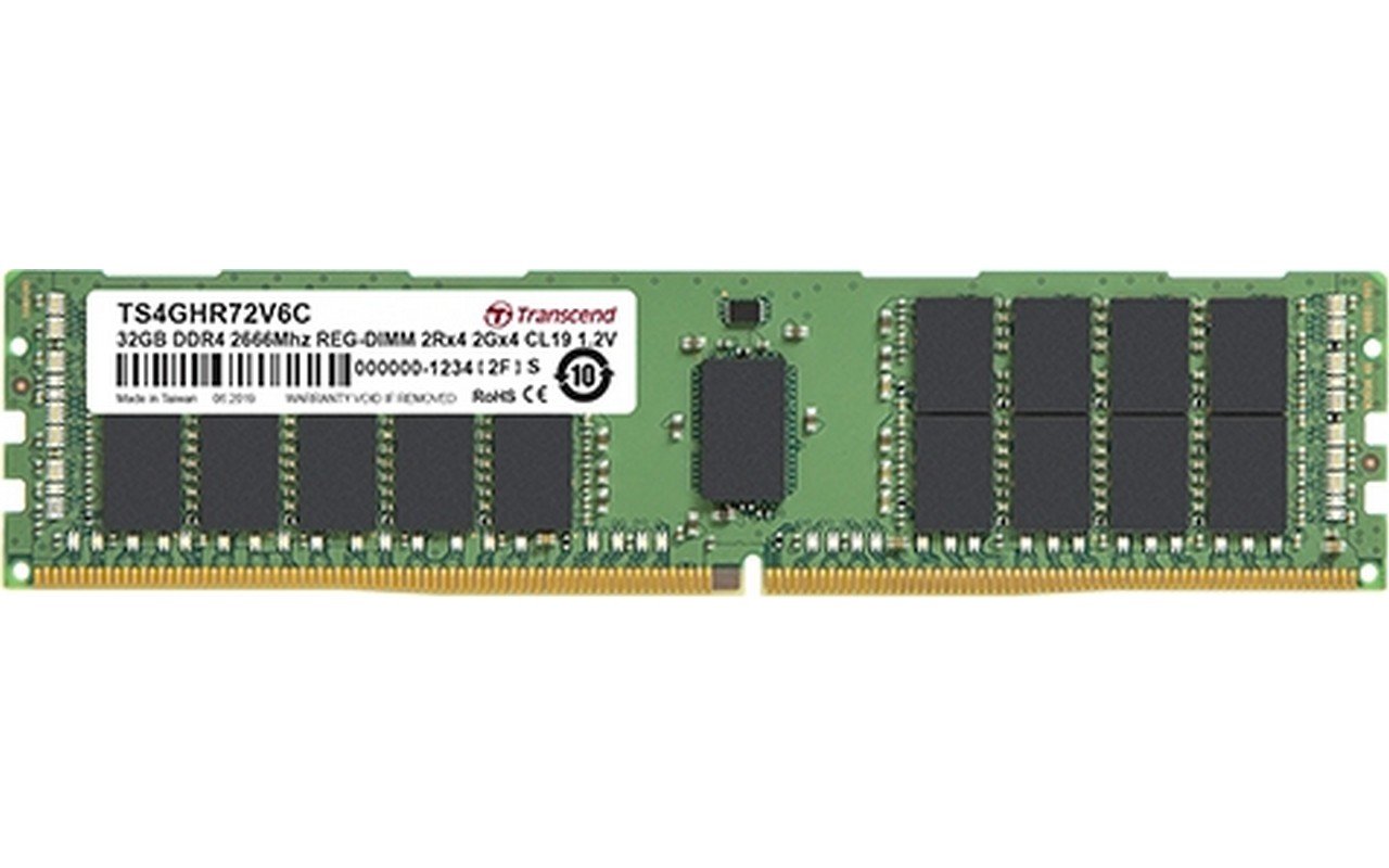 Transcend 32GB Registered ECC DDR4-2666 288-Pin DIMM