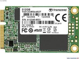 Transcend MSA452T Series 512GB MSATA SATA 6Gb/s SSD