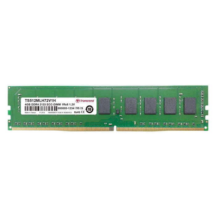 Transcend 4GB Unregistered ECC DDR4-2133 288-Pin