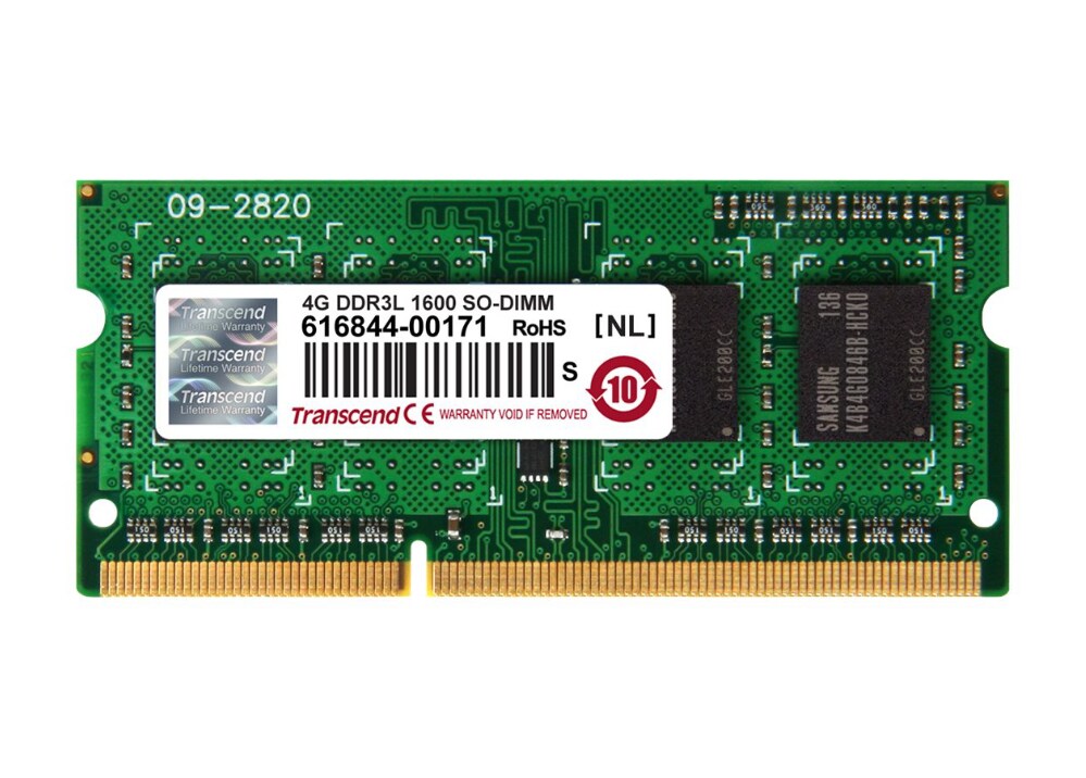 Transcend 4GB DDR3L-1600 Dual Voltage 204-Pin