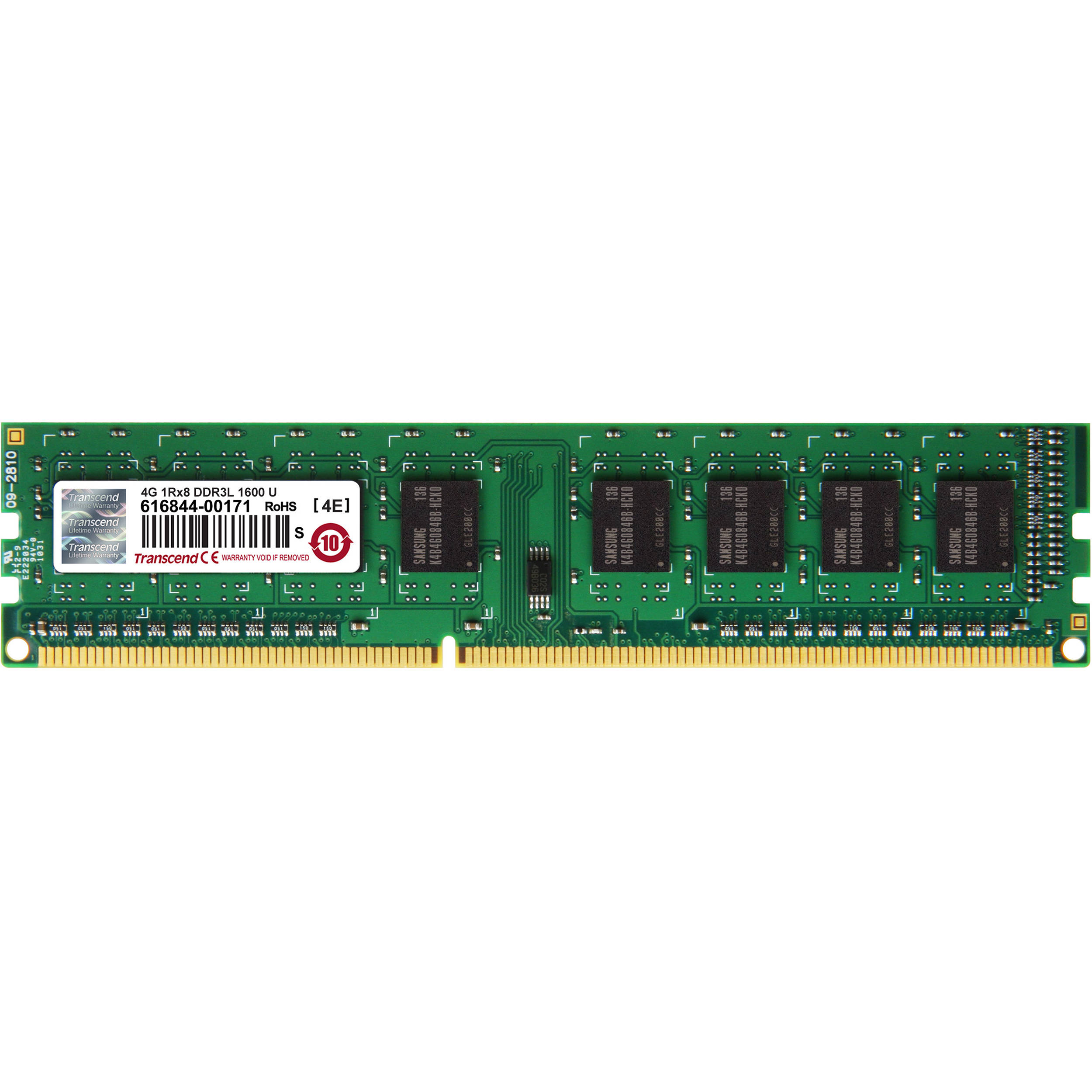 Transcend 4GB Unregistered ECC DDR3-1600