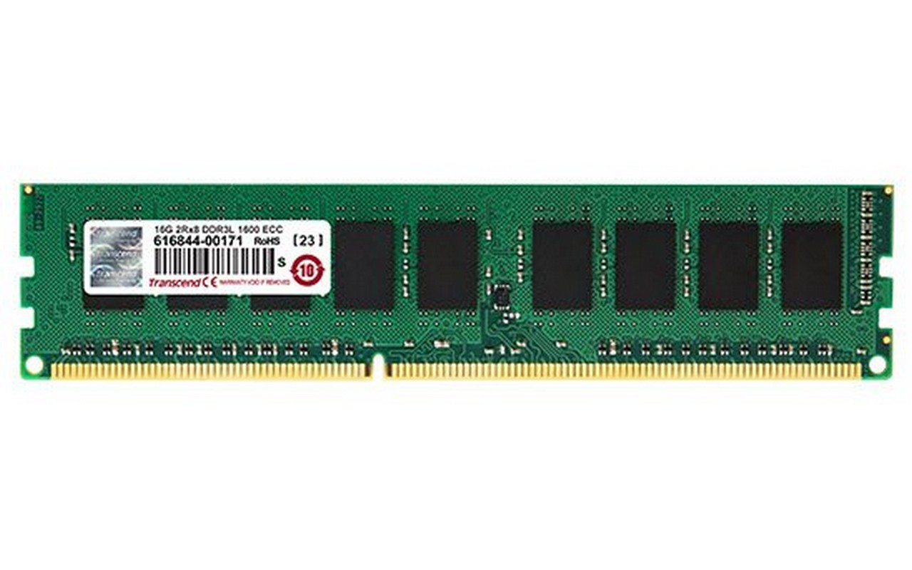 Transcend 4GB Unregistered ECC DDR3L-1600 Low-Voltage 240