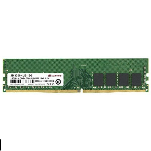 Transcend JetRam™16GB DDR4-3200 288-Pin Desktop DIMM