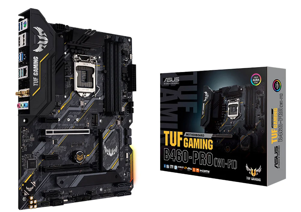 ASUS TUF GAMING B460-PRO (WIFI) Intel® Socket Socket 1200 for 10th Gen Intel® Core™, Pentium® Gold and Celeron® Processors