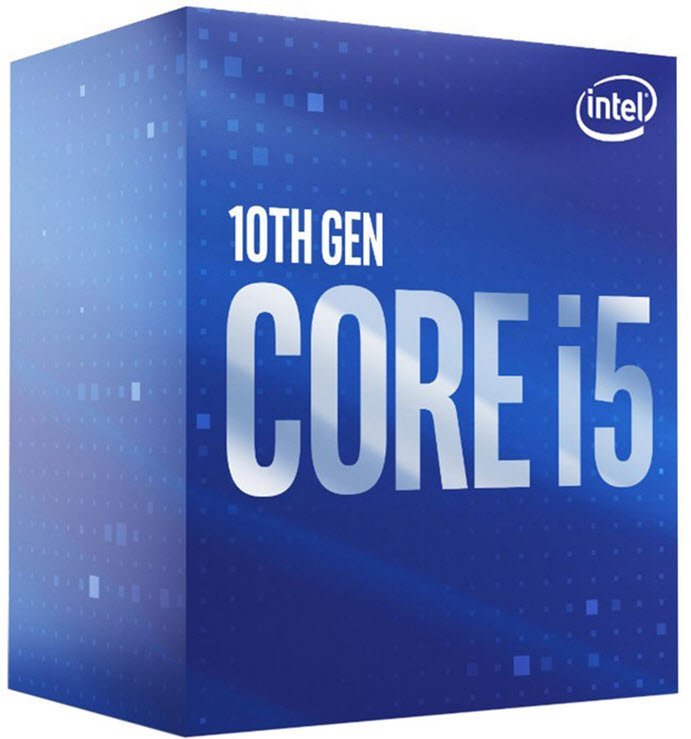 Intel Core i5 10600 3.3 GHZ, Turbo @ 4.8GHZ, 6 Core, 12 Thread, 12MB Smartcache, 95W TDP.