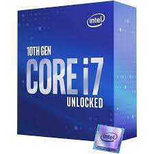 Intel Core i7 10700K 3.8 GHZ, Turbo @ 5.1GHZ, 8 Core, 16 Thread, 16MB Smartcache, 125W TDP – NO FAN INCLUDED