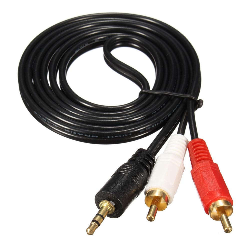 Audio Cable Male to 2RCA Male 3m