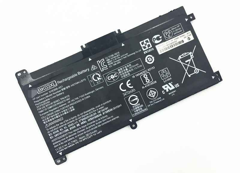 Battery for HP Pavilion X360 Series (BK03XL,HSTNN-UB7G)