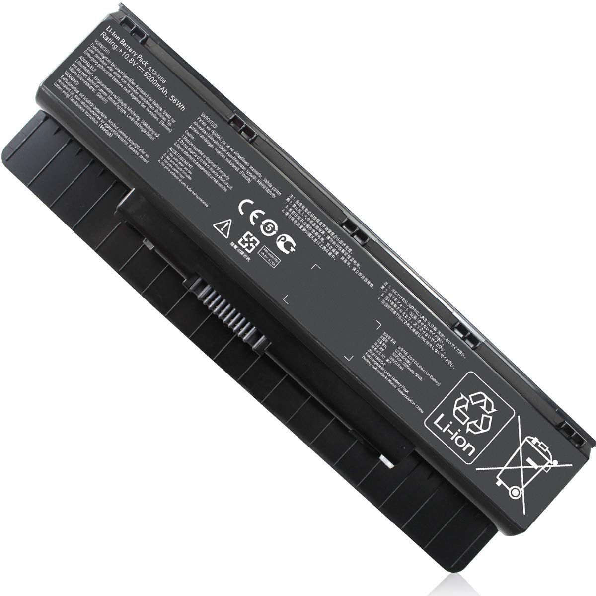 Battery for Asus A31-N56,A32-N56,N46,N46V,N56,N56D,N76,N76V (A32-N56)